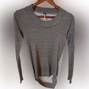 Juniors Grey Sweater - Small - Poof